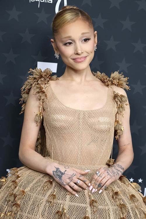 Ariana Grande smiling